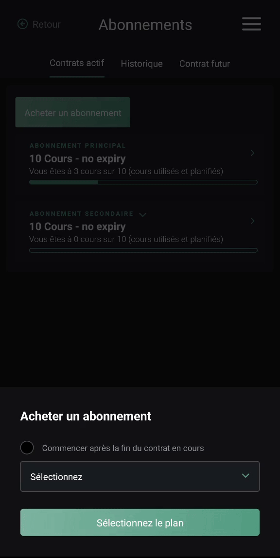 start after fr app